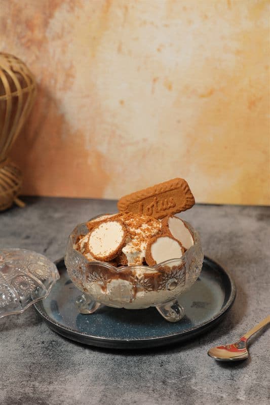 Biscoff Kulfi Roll